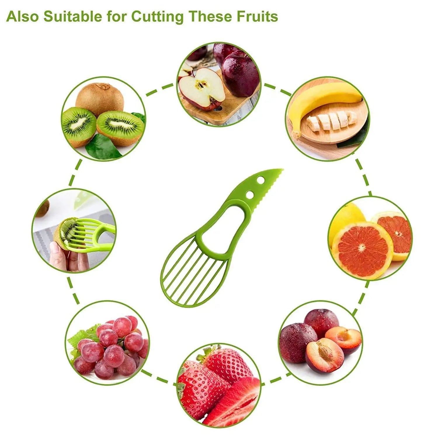 3-in-1 Avocado Slicer Shea Knife - Improve Center
