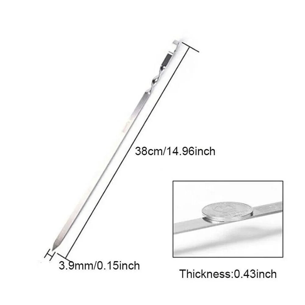 12pcs Long Handle Kabob Skewers - Improve Center