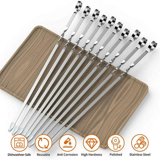 12pcs Long Handle Kabob Skewers - Improve Center