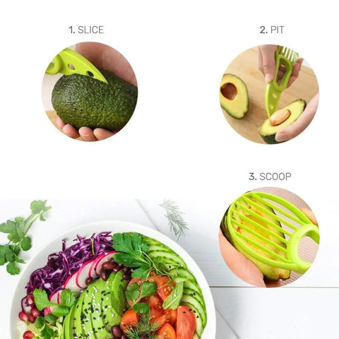 3-in-1 Avocado Slicer Shea Knife - Improve Center