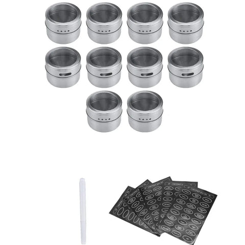 Magnetic Spice Jars Set