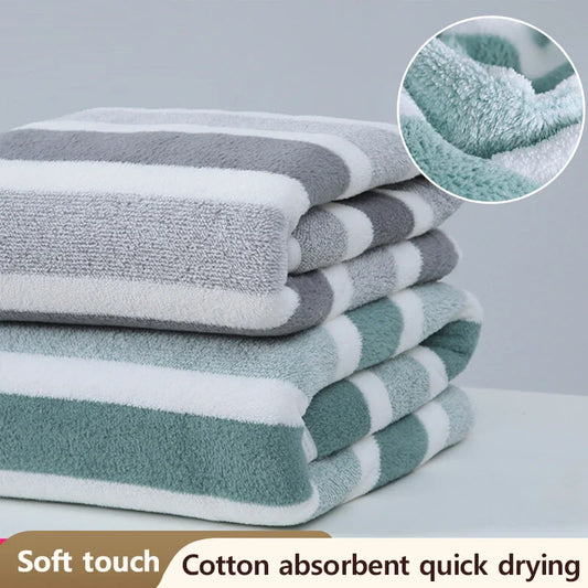 1 Pc Thickened Absorbent Bath Towel - Improve Center