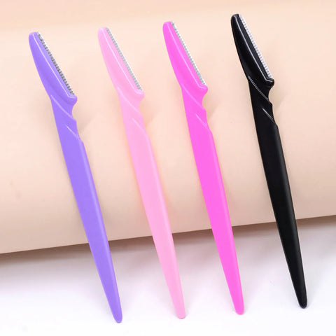 12 Pcs Mix Color Eyebrow Razor - Improve Center