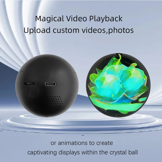 Customizable DIY Glass Ball Video Lamp