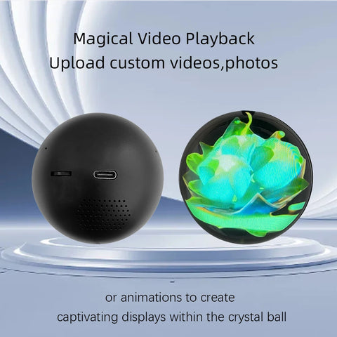 Customizable DIY Glass Ball Video Lamp