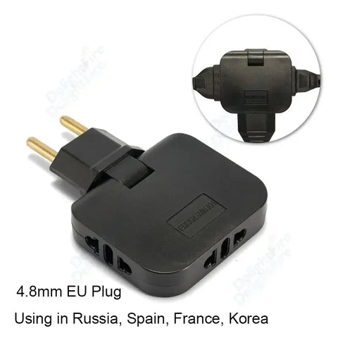 3 in 1 EU Power Socket Plug - Improve Center