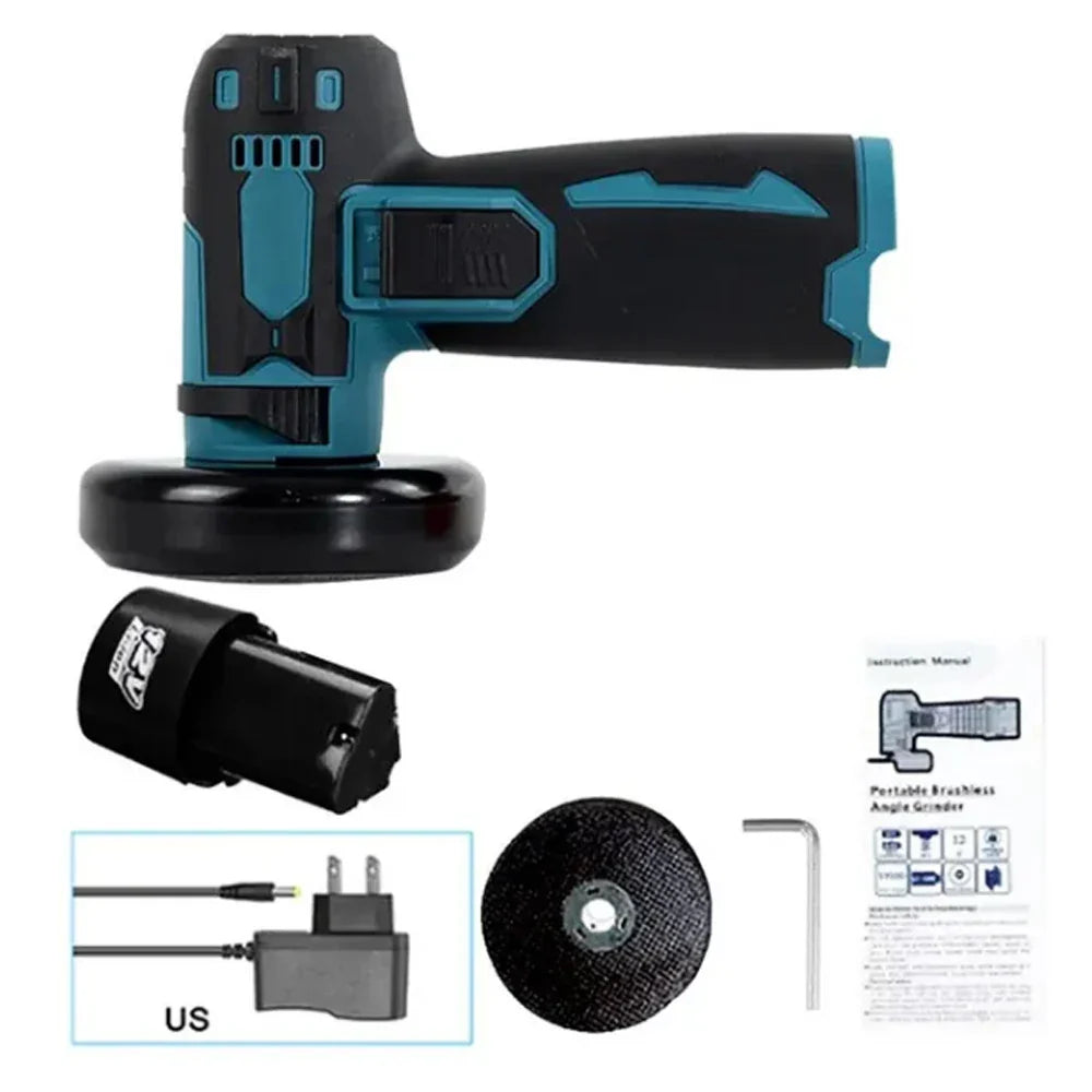 12V Mini Angle Grinder Rechargeable Grinding Tool - Improve Center