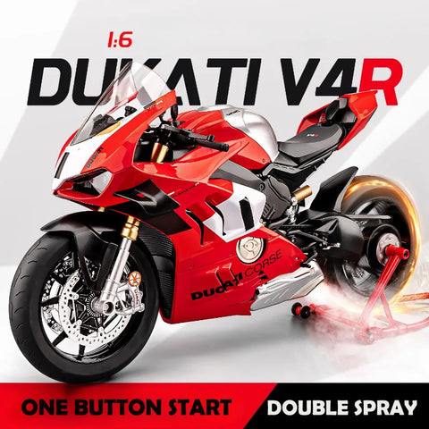 1:6 Ducati V4S Diecast Motorcycle Model – Racing Collectible
