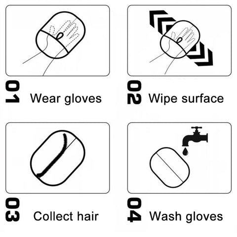 Double-Sided Pet Hair Grooming Glove – Multi-Functional Cleaner