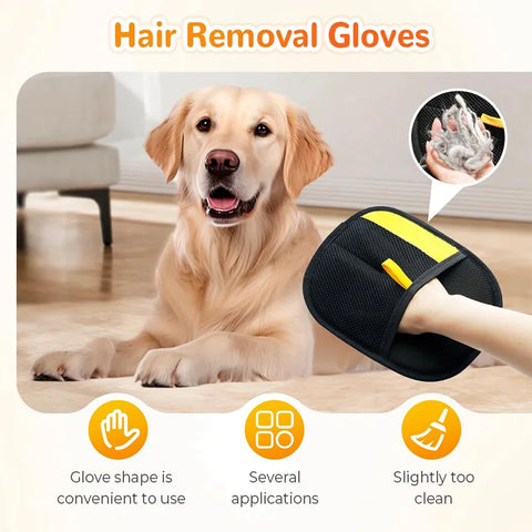 Double-Sided Pet Hair Grooming Glove – Multi-Functional Cleaner