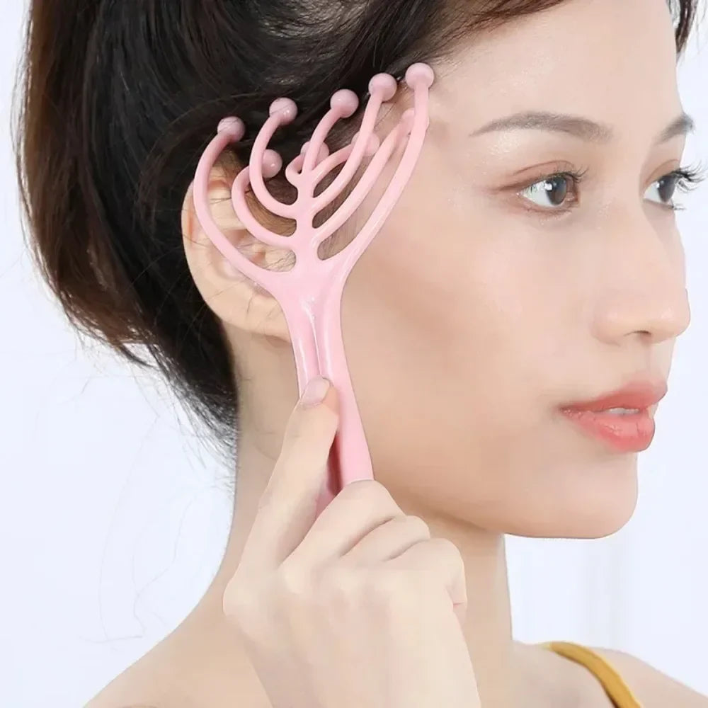 1 Pc Head Massager Scalp Neck Comb - Improve Center