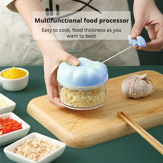 1pc Blue/Pink Manual Garlic Masher - Improve Center