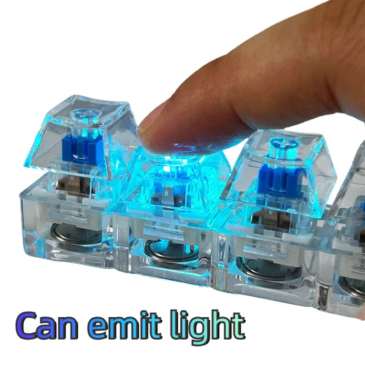 LED Mechanical Keyboard Key Fidget – 4/9 Keys Stress Relief Toy
