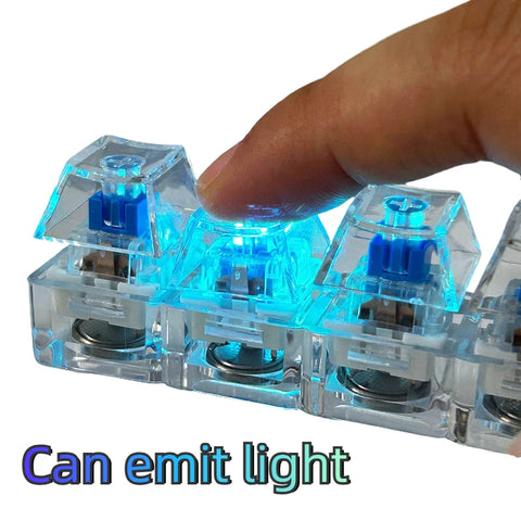 LED Mechanical Keyboard Key Fidget – 4/9 Keys Stress Relief Toy