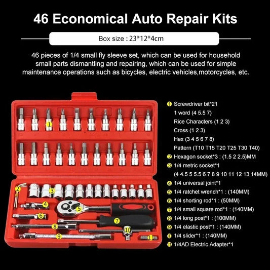 1/4-Inch Socket Set - Improve Center