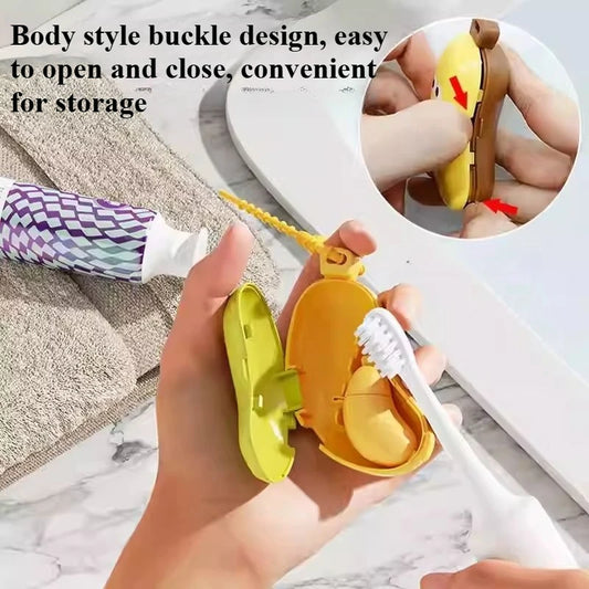 Cute Banana Toothbrush Travel Case