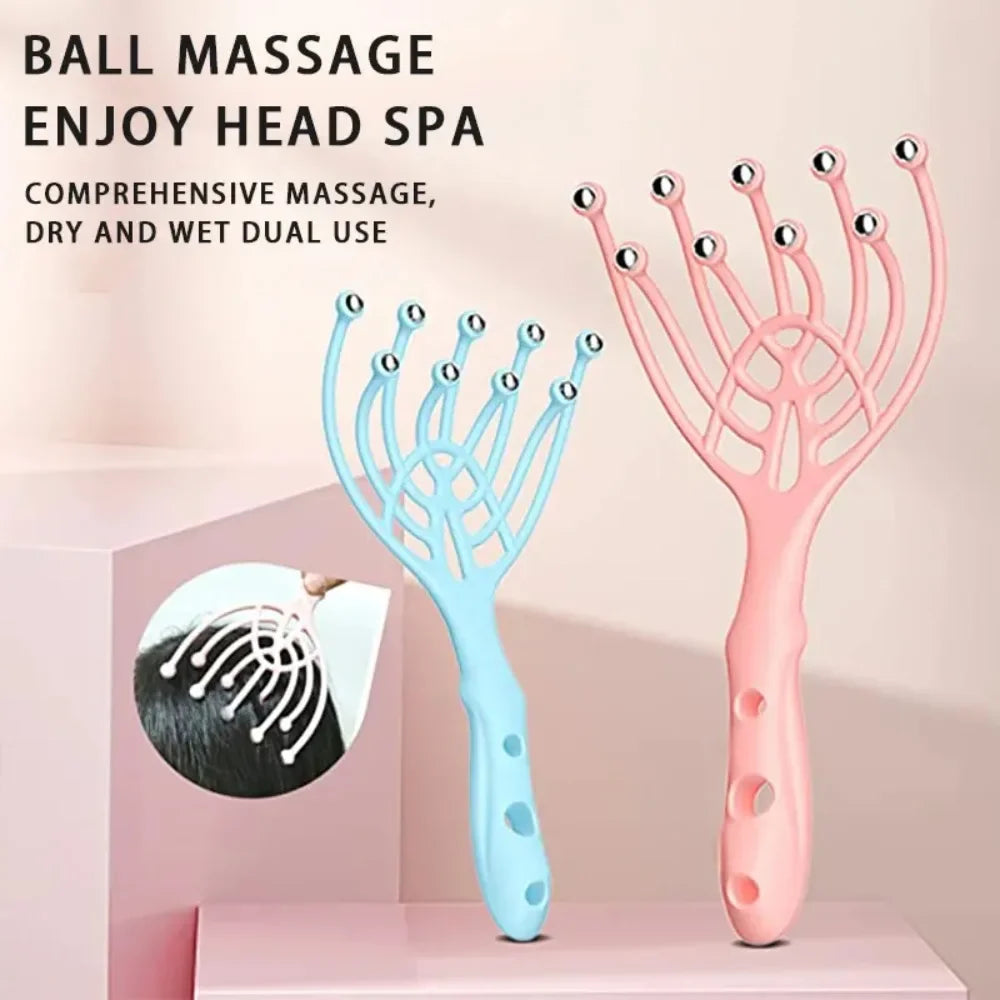 1 Pc Head Massager Scalp Neck Comb - Improve Center