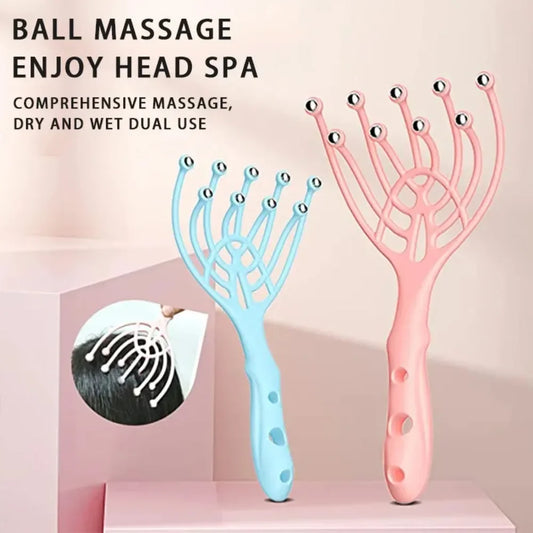 1 Pc Head Massager Scalp Neck Comb - Improve Center