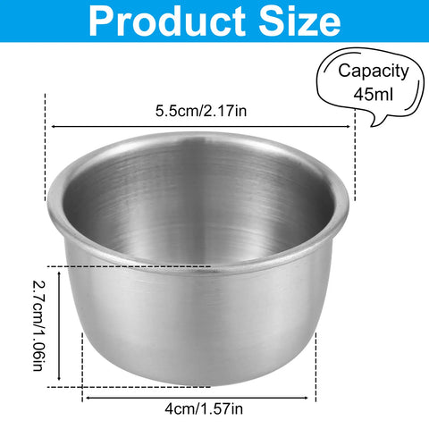 12 Pcs Stainless Steel Dipping Bowls - Improve Center