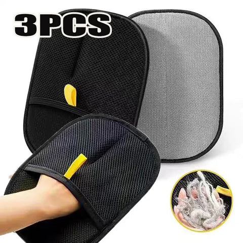 Double-Sided Pet Hair Grooming Glove – Multi-Functional Cleaner