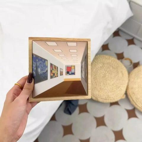 3D Wooden Wall Lamp - Improve Center