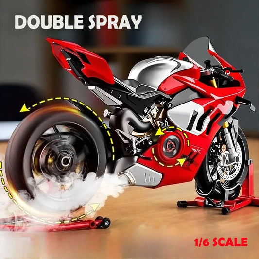 1:6 Ducati V4S Diecast Motorcycle Model – Racing Collectible