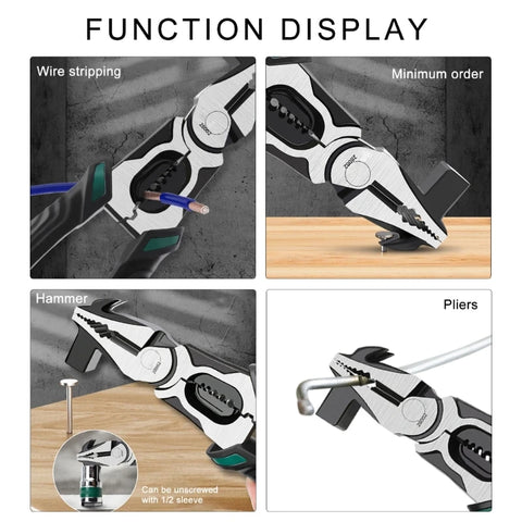 3-in-1 Multifunctional Pliers with Hammer