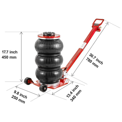 3 Ton/5 Ton Triple Bag Air Jack - Improve Center