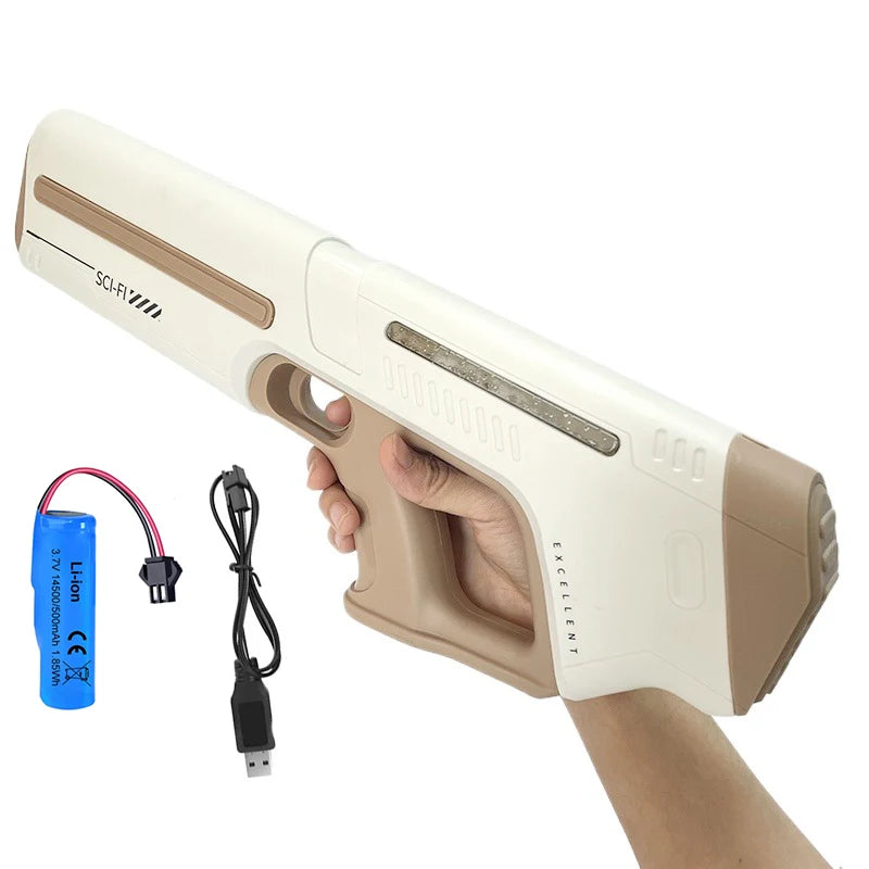 Electric Water Gun – Powerful Automatic Squirt Blaster for Fun