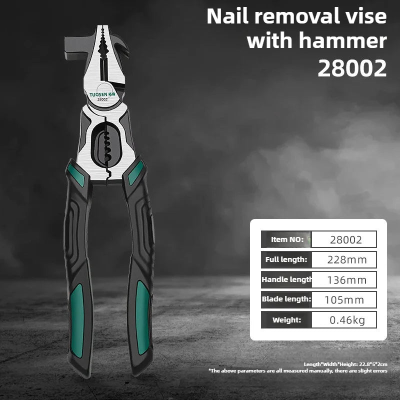 3-in-1 Multifunctional Pliers with Hammer