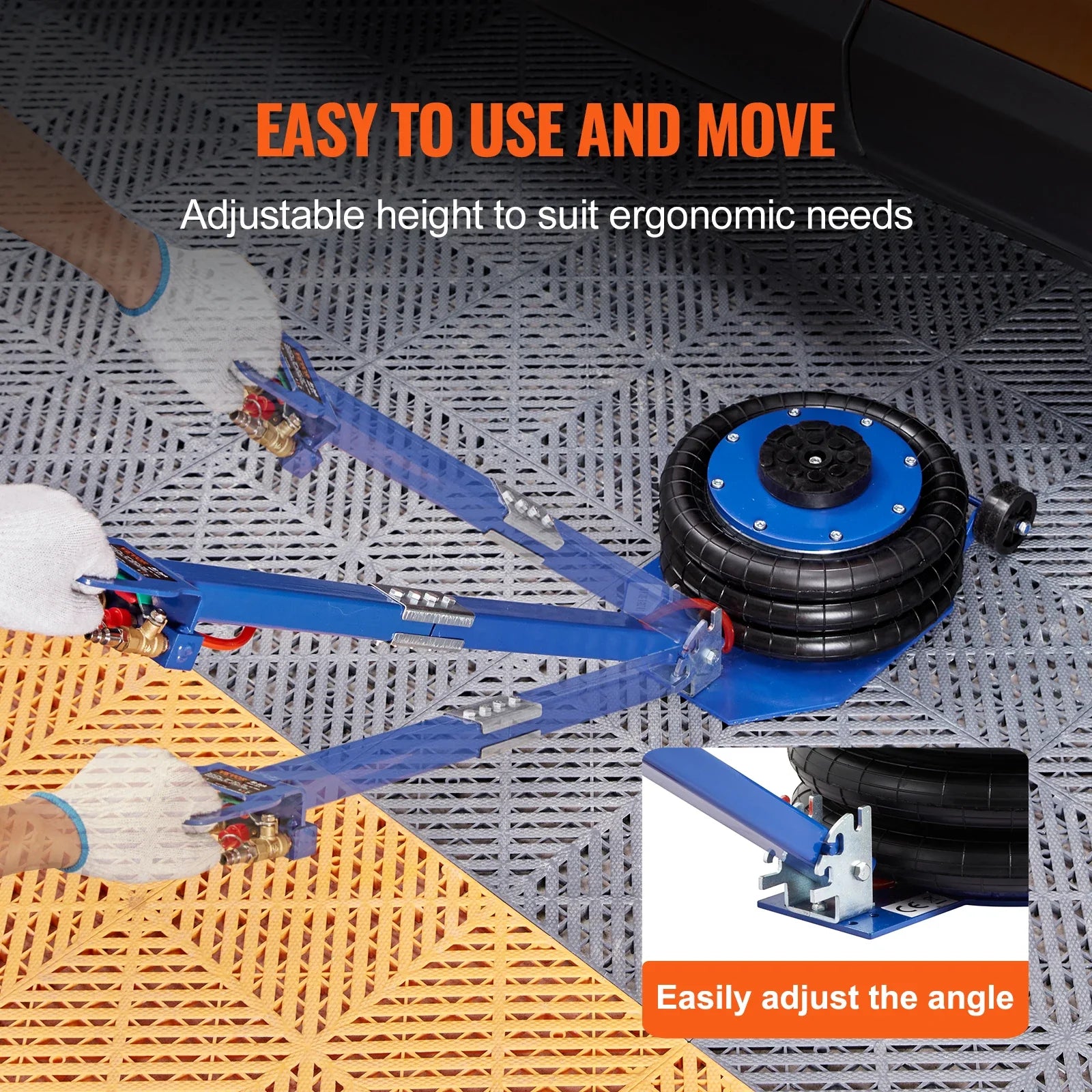 3 Ton/5 Ton Triple Bag Air Jack - Improve Center
