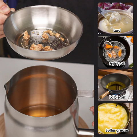 2-in-1 Oil Strainer Pot - Improve Center