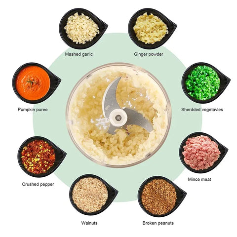 250ml Electric Garlic Chopper Meat Grinder - Improve Center