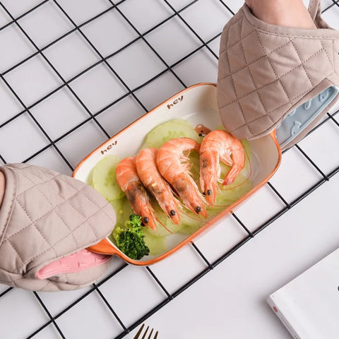 1PC Silicone Anti-scalding Oven Gloves - Improve Center