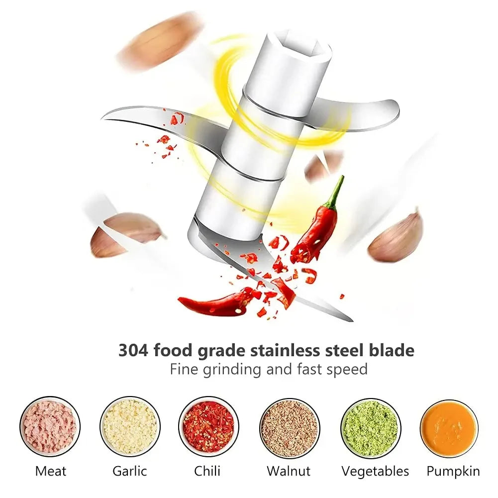 250ml Electric Garlic Chopper Meat Grinder - Improve Center