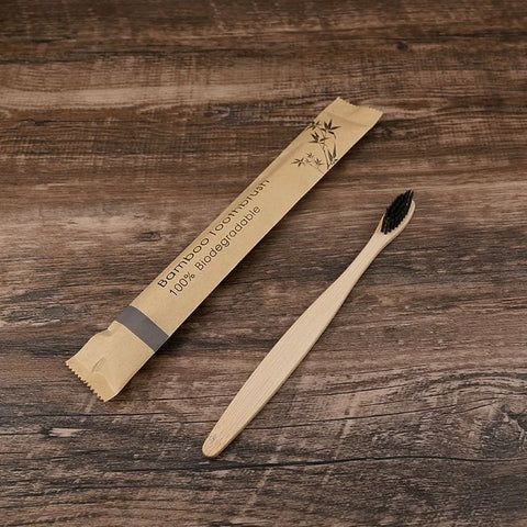 10pcs Bamboo Toothbrushes - Improve Center