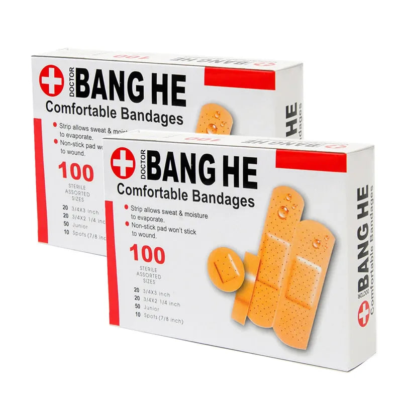 100Pcs/Pack Waterproof Bandages First Aid - Improve Center