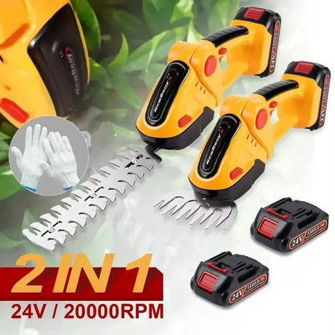 2 IN 1 Cordless Electric Hedge Trimmer - Improve Center