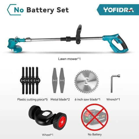 Cordless Electric Lawn Mower - Improve Center