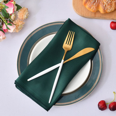 12Pcs 30X30cm Satin Table Napkin - Improve Center