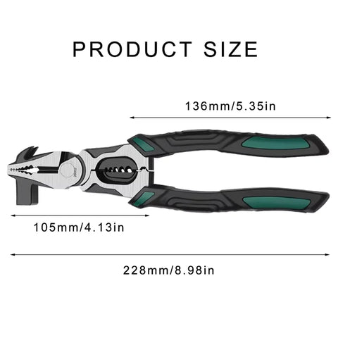 3-in-1 Multifunctional Pliers with Hammer