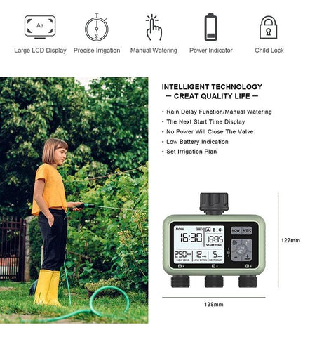 3-Zone Water Timer - Improve Center