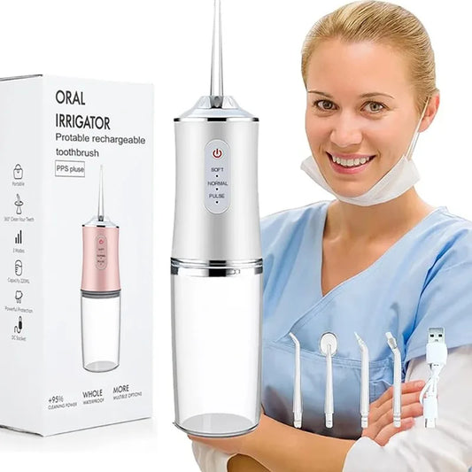 Portable Water Flosser – USB Rechargeable