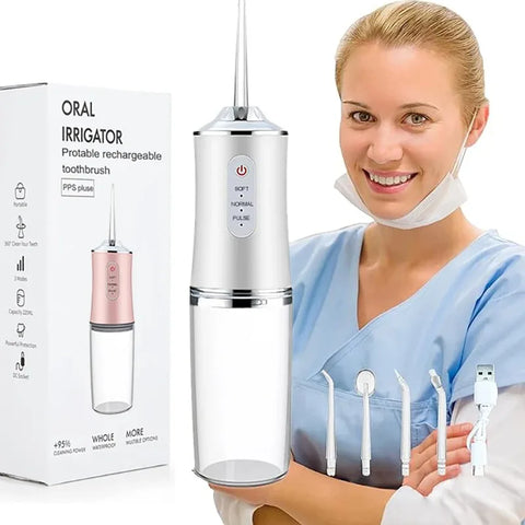 Portable Water Flosser – USB Rechargeable