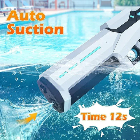 Electric Water Gun – Powerful Automatic Squirt Blaster for Fun