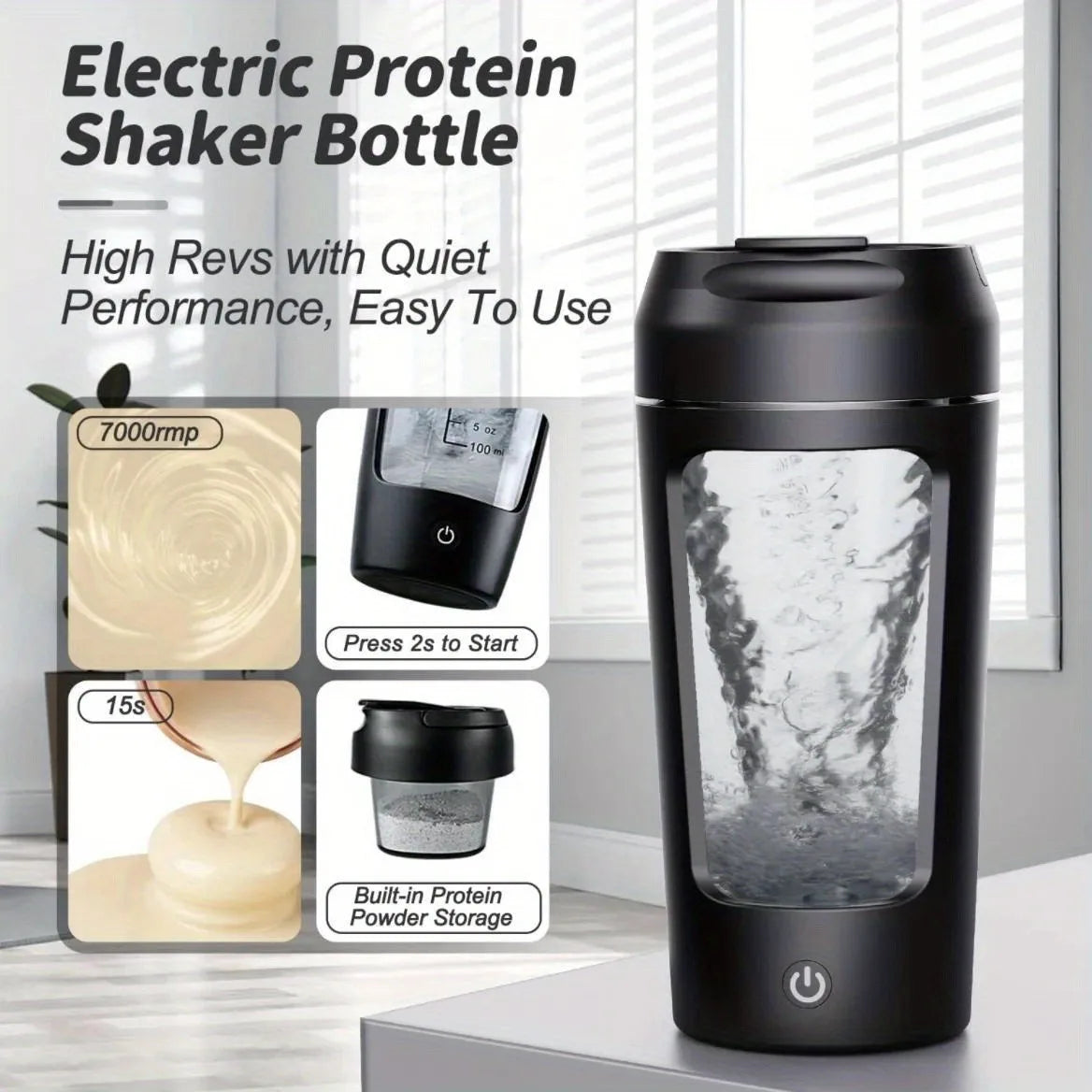 500ML Electric Protein Powder Mixing Cup - Improve Center