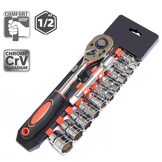 12pcs 1/2 Inch Socket Wrench Set - Improve Center
