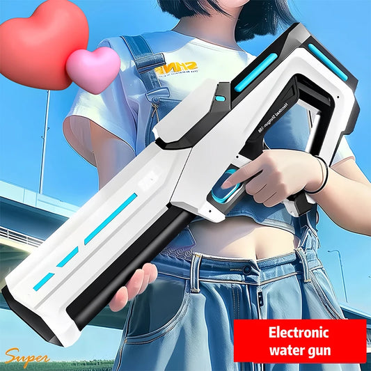 Electric Water Gun – Powerful Automatic Squirt Blaster for Fun