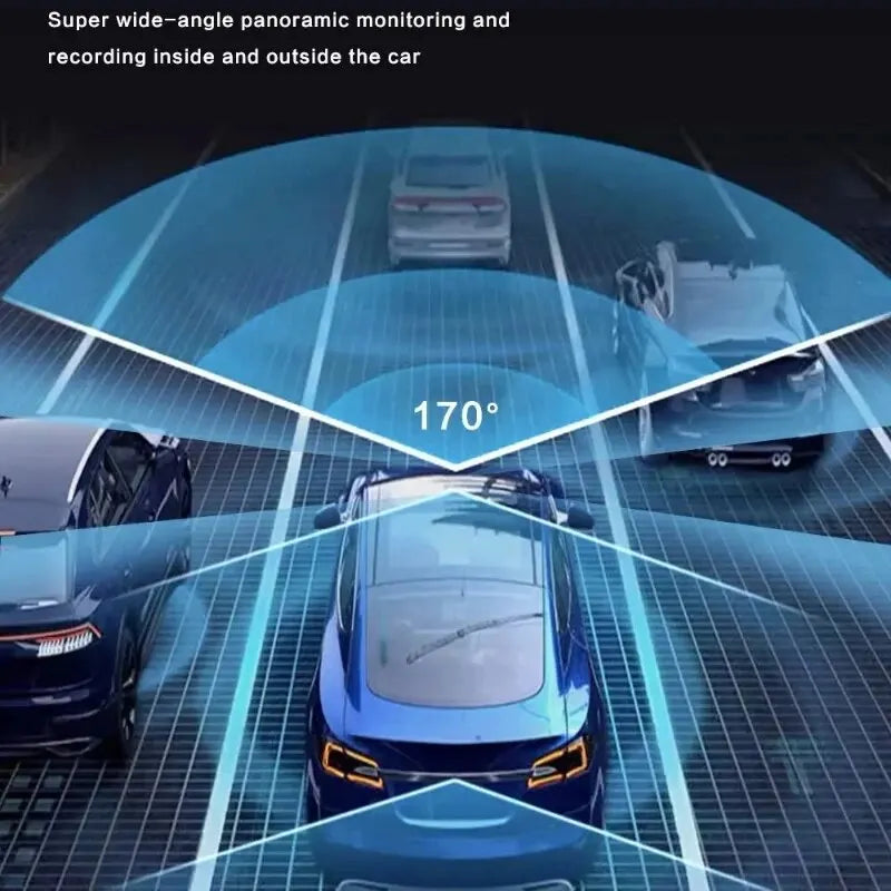 1080P 3-Lens Inside Vehicle Camera - Improve Center