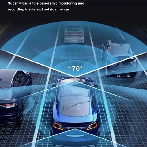 1080P 3-Lens Inside Vehicle Camera - Improve Center